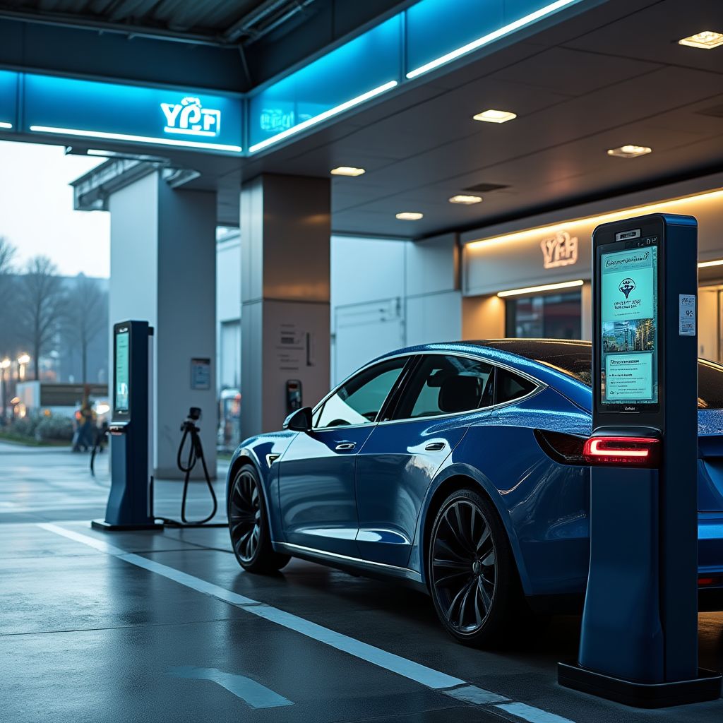 Punto de carga eléctrica YPF